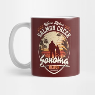 Wave Riders, Salmon Creek, Sonoma, Beach Tournament Mug